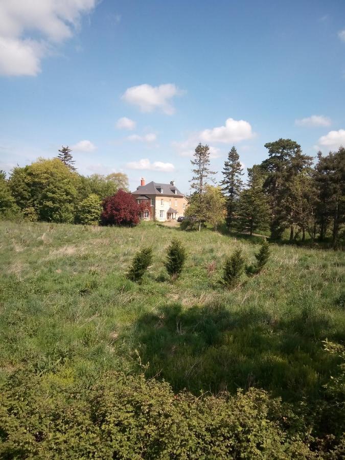 Bed and Breakfast Le Chevalier Des Marettes Airel Exterior foto